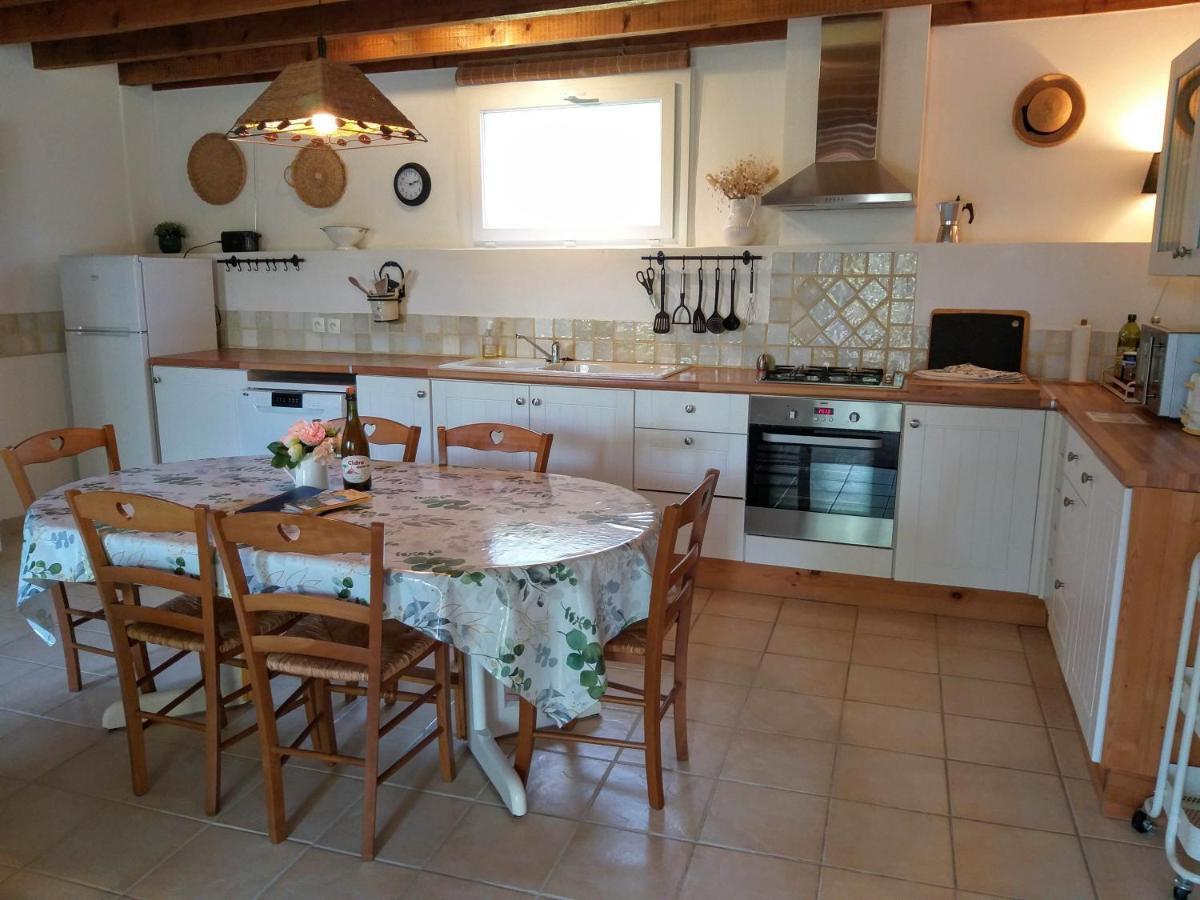 La Sauniere - Chez Helene - Gites En Baie Champeaux Bagian luar foto